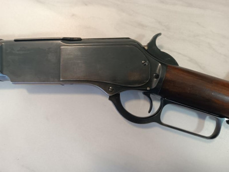 En venta Winchester Mid.1876,fabricado en 1885,calibre 50-95 express.Perfectas condiciones,mecanización,pavonado 01