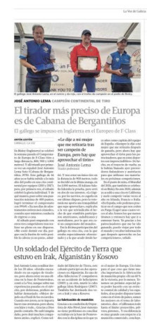 Mi amigo y compañero de fatigas Lema, ha ganado este pasado fin de semana el campeonato de Europa de FClass 00