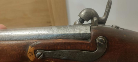 Hola, lo dicho, vendo este rifle de avancarga del ejercito frances  Saint Etienne 1822T bis  calibre .70 00