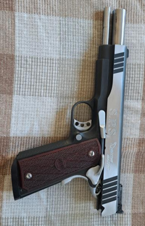 Un saludo
Vendo mi pistola SPS FALCON MASTER duotone del 9mm y cañón de 6 pulgadas. El arma está completamente 00