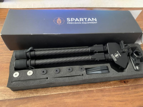 Vendo bipode Spartan Pro Hunt Carbón sin estrenar, lo compre para un rifle de caza y lo he vendido.
275 02