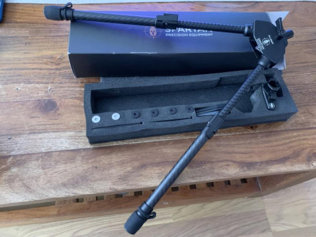 Vendo bipode Spartan Pro Hunt Carbón sin estrenar, lo compre para un rifle de caza y lo he vendido.
275 01