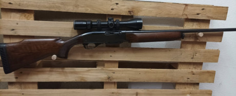 Remington 7400 cal.280 semiautomático cargador de 2 balas. Bushnell Trophy 1.6 - 6x44. 300€ con envío. 01