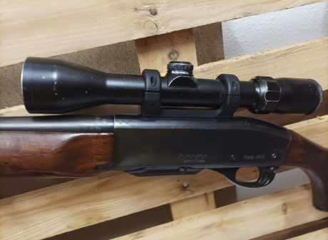 Remington 7400 cal.280 semiautomático cargador de 2 balas. Bushnell Trophy 1.6 - 6x44. 300€ con envío. 00