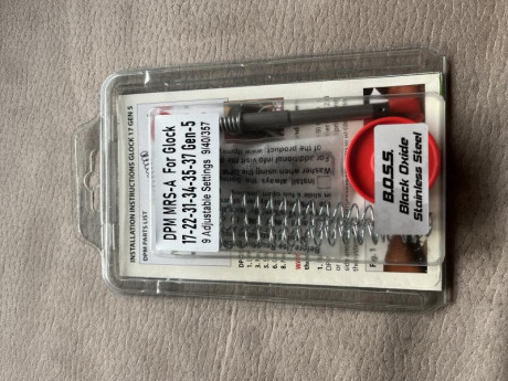 Vendo muelle recuperador dpm mrs-a para glock 17-22-31-34-35-37 de 5 generacion. Esta nuevo, comprado 10