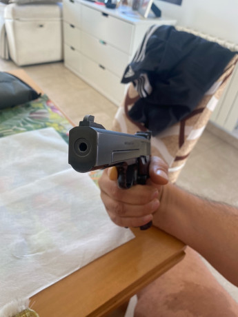 Hola a todos.

Pongo a la venta mi pistola Smith & Wesson model 41. 

Funciona perfectamente con casi 31