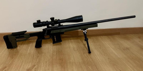 Se vende rifle REMINGTON 700, CALIBRE 308-W, CHASIS ORYX SA, VISOR TAC VECTOR OPTICS VIPER 8-32X50E, carril 00
