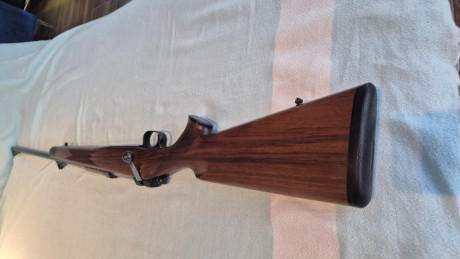 Vendo mauser m03 clasic 338wm, cerrojo 60°, gatillo pelo frances, cañones intercambiables, impecable con 01