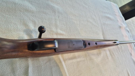 Vendo mauser m03 clasic 338wm, cerrojo 60°, gatillo pelo frances, cañones intercambiables, impecable con 11