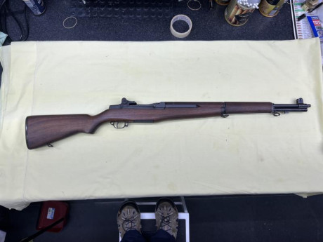 VENDIDO.

GARAND BERETTA NUEVO (POCOS DISPAROS) CALIBRE .307. VIENE CON CLIPS. UN ARMA MUY BIEN ACABADA. 00