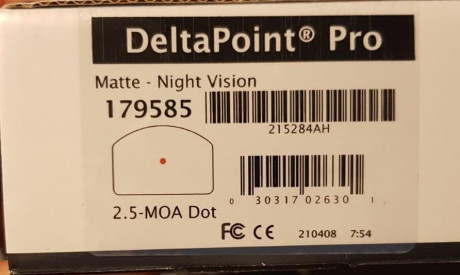 Se vende Visor LEUPOLD DeltaPoint Pro NV 2.5 MOA Dot. 

Solamente estrenado esta como nuevo, se incluye 10