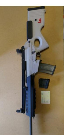 Buenas tardes 
Un amigo me a pedido que le busque este rifle en concreto el modelo hk slb8 en calibre 00