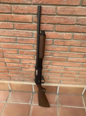 Mi cuñado se vende esta escopeta. Está absolutamente nueva al 100%; no ha disparado nunca. Cañón cilíndrico 31