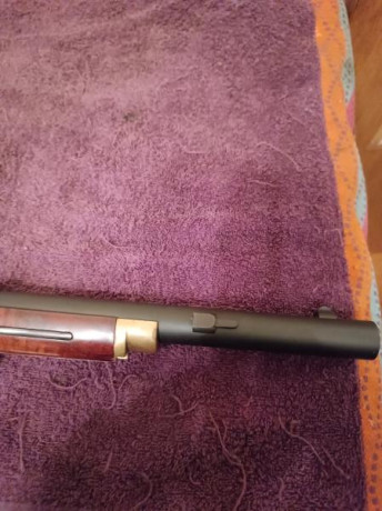 VENDIDO FUSIL-Rifle Armi CHIAPPA ZUAVO MATCH Militar calibre 58 Minie con cañón de 33cm.
Cañón match de 00
