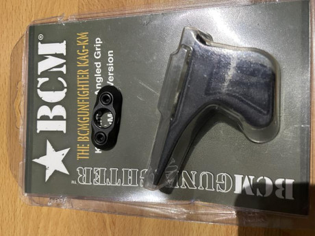 Vendo Vertical grip BCM keymod y QD keymod también de BCM .
Solo está abierto el paquete .
0 usos .Nuevo 02
