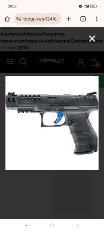 Hola buenas boy buscando la pistola walther Q5 machts de 5 pulgadas de cañón calibre 9 mm parabellum soy 00
