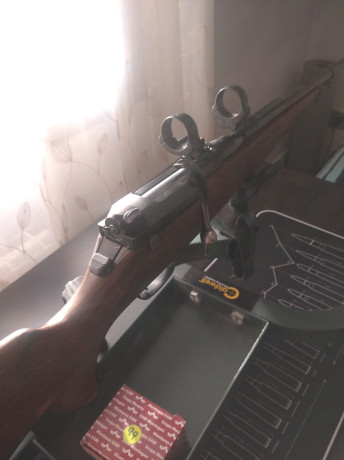 Muy buenas:
Un amigo vende este rifle. 
* rifle Máuser 66 sm es último modelo fabricado, calibre 7 mm 00