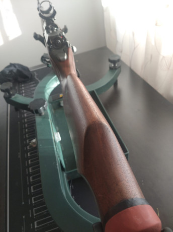 Muy buenas:
Un amigo vende este rifle. 
* rifle Máuser 66 sm es último modelo fabricado, calibre 7 mm 10