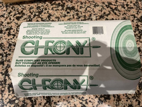 Gafas de tiro y cronógrafo nuevo 00