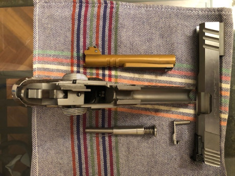 Vendo pistola Infinity (Strayer-Voigt, SV)
Calibre 40 S&W
Guiada bajo Licencia F
Perfecto estado
Muy 30