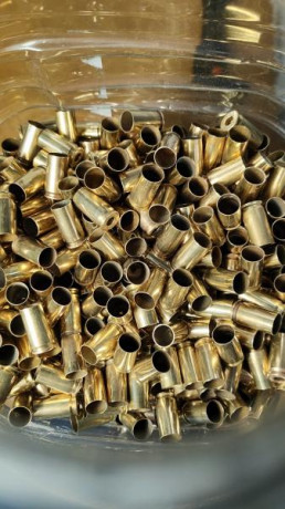 Se vende lote de 2.500 vainas calibre 9x19 parabellum, ideal IPSC: Limpias y desengrasadas, desempistonadas, 00