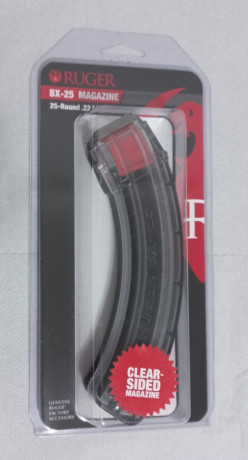      ***RETIRADO DE LA VENTA***   

Vendo cargador original para Ruger 10/22, de 25 cartuchos, modelo 00
