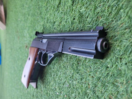 Vendo esta súper conocida y precisa pistola nacional del 22 ideal para principiantes y subir de categoría, 00