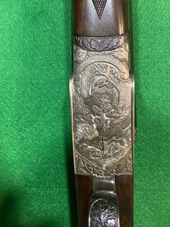 En Venta Rifle Express Saraqueta Modelo don Victor calibre 9,3 x 74 en perfecto estado original. Ajuste 10