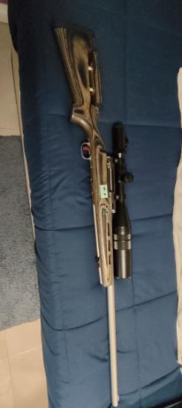 Vendo fusil savaje Ftr calibre 308, como se ve en la foto, con carrillera regulable solo se vende el fusil 02