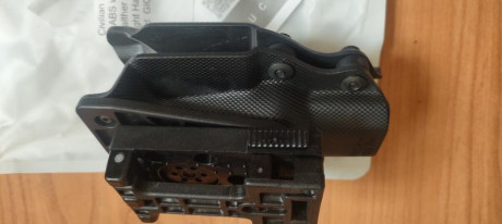 SE VENDE DOS FUNDAS GOSHT PARA PISTOLA WALTHER P99 DE 9MM. UNA SIN USO, LA OTRA USADA TRES DIAS. PRECIO 00