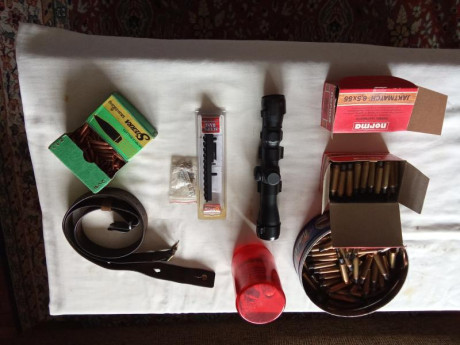 saludos: pongo a la venta este conjunto para carl gustaf M 96, visor larga distancia, montura especifica 00