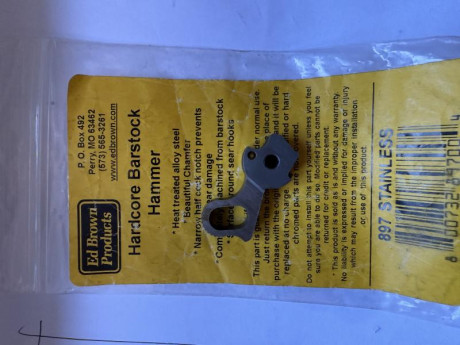 VENDIDO . Martillo para 1911/2011 nuevo . 
Acero inoxidable .
40 Euros puesto en casa en península . 00