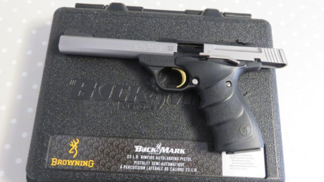 Lo dicho vendo mi pistola BROWNING BUCK MARL URX en INOX por falta de tiempo, el arma esta casi perfecta 02