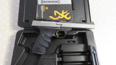 Lo dicho vendo mi pistola BROWNING BUCK MARL URX en INOX por falta de tiempo, el arma esta casi perfecta 20