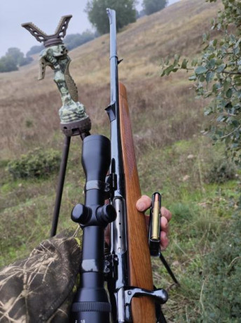 Se vende Sauer 90 en calibre 30-06 con gatillo al pelo francés, el rifle está en perfecto estado. Cerrojo 10