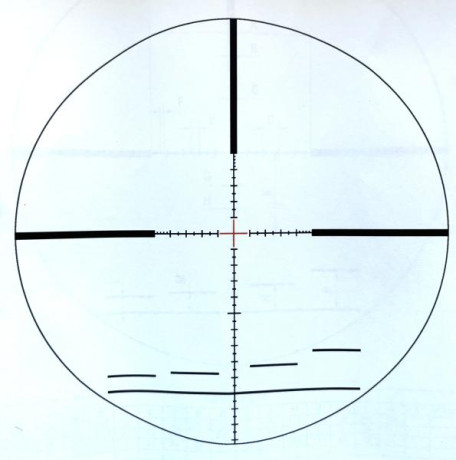 Se ofrece un magnífico visor Schmith&Bender 5-25x56 MPII con retícula iluminada con 10 intensidades, 10