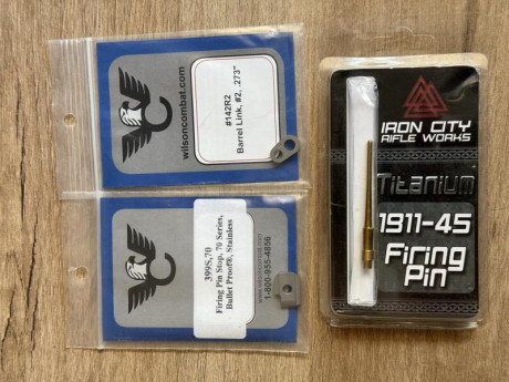 Placa retenida aguja percutora para 1911 y clones en acero inoxidable 15 euros
Cadeneta para cañón 1911 00