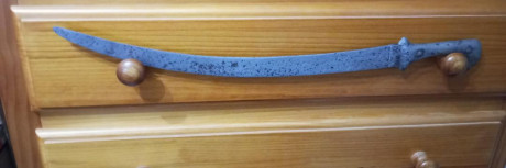 SABLE ESPADA ACERO FORJADO ARTESANALMENTE EN LA INDIA XIX O ANTERIOR

NADA DE RESTAURACION A EXCEPCION 01