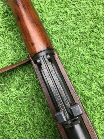 Vendo este raro rifle K98 con código "ax" fabricado por Feinmechanische Werke en 1940, calibre 41