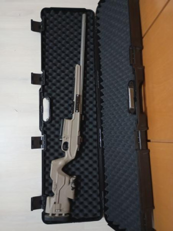 Vendo Rifle CUSTOM
La accion es de un BRNO 98 

-Culata Archangel 
-Carril Arca
-Disparador Timney para 01