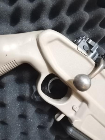 Vendo Rifle CUSTOM
La accion es de un BRNO 98 

-Culata Archangel 
-Carril Arca
-Disparador Timney para 12
