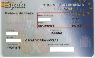...la que yo tengo, y es que dentro de unos años me he propuesto comprar un rifle como el que tengo, un 50