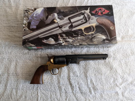 Revólver de avancarga Pietta 1851 REB NORD NAVY. 44 BRASS FRAME OLD WEST comprado en Armería Trelles sin 01