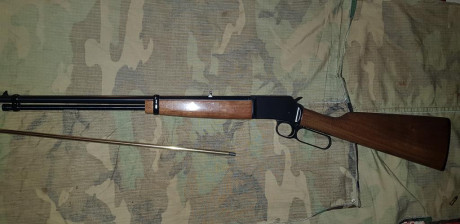 Vendo carabina Miroku Browning BL-22 del .22LR. También tira y mecaniza la palanca el .22corto. Está solo 01