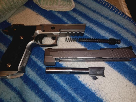 VENDO Pistola SIG SAUER P226 X-FIVE 9mm con 2 cargadores y muy buen estado!!! Maletín original y con pocos 42