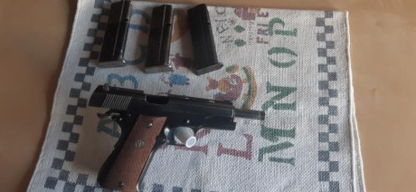 Buenas tardes , pongo en venta una Llama modelo Vlll en cal .38 SA con tres cargadores,por un importe 00
