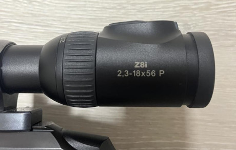 Se vende visor Swarovski Z8i 2,3-18x56 con reticula iluminada en varias intensidades. En la campana de 01