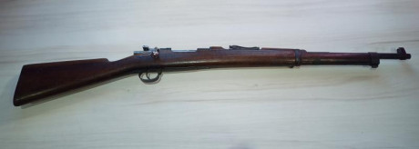en buen estado, agrupa bien, solo rifle sin accesorios, numero de cerrojo no coincidente, el resto si, 01
