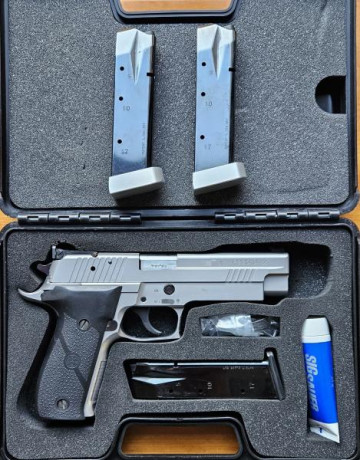  Vendo pistola Sig Sauer P226 S X-Five Allround en calibre 9mm Para. 
Incluye Kit de Conversión a calibre 00