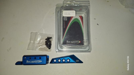Muy buenas compañeros. 
Se venden contrapeso de 40 gr. y apoyo para pulgar (tirador diestro) originales 00